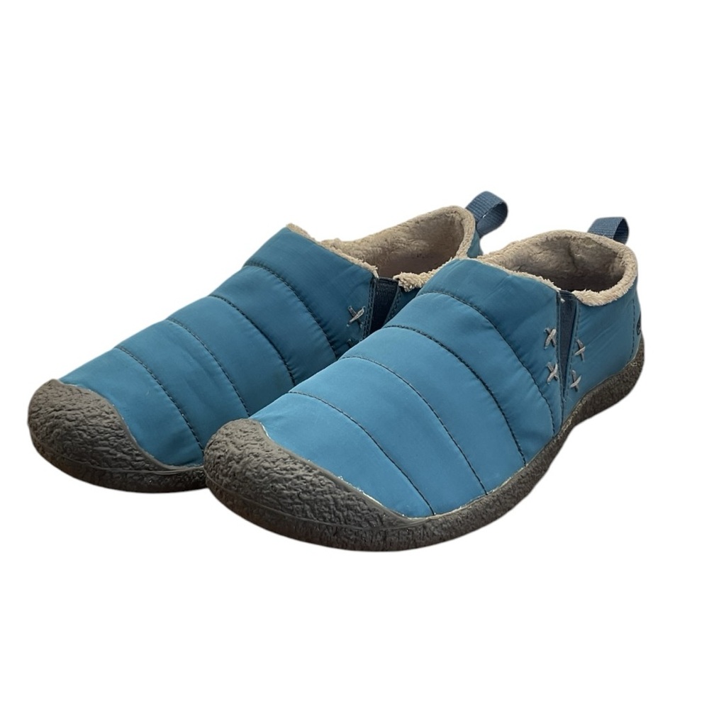 KEEN Howser II slippers Quilted Slip-On Indoor/Blue Size 9.5 M - Picture 1 of 10